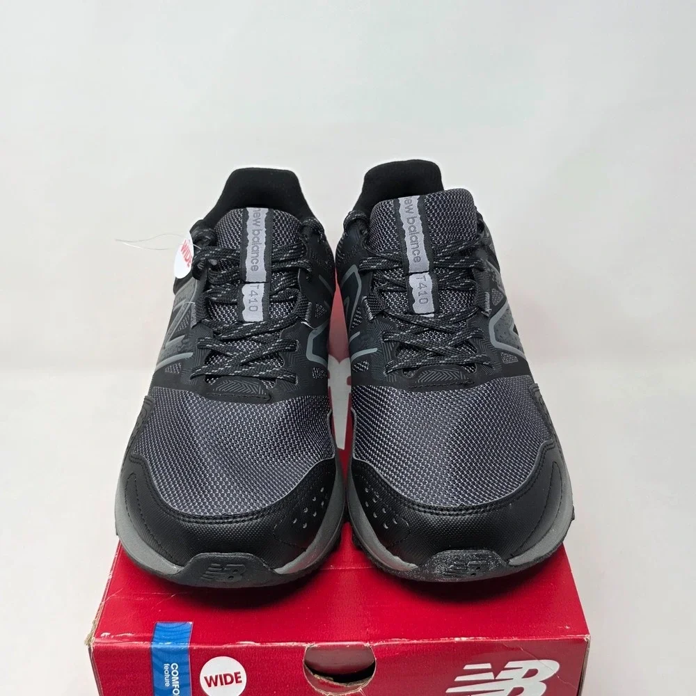 New Balance 410 V8 Trail Running Shoes Sneakers Phantom Black MT410LB8 Mens 8 4E